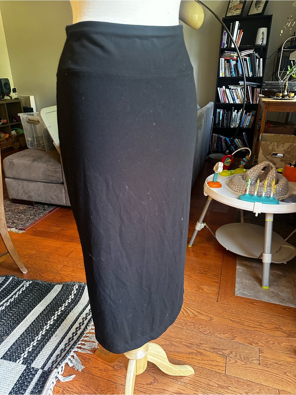 J. Jill Black Pencil Maxi Skirt